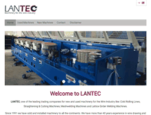 Tablet Screenshot of lantec.be