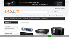 Desktop Screenshot of lantec.es